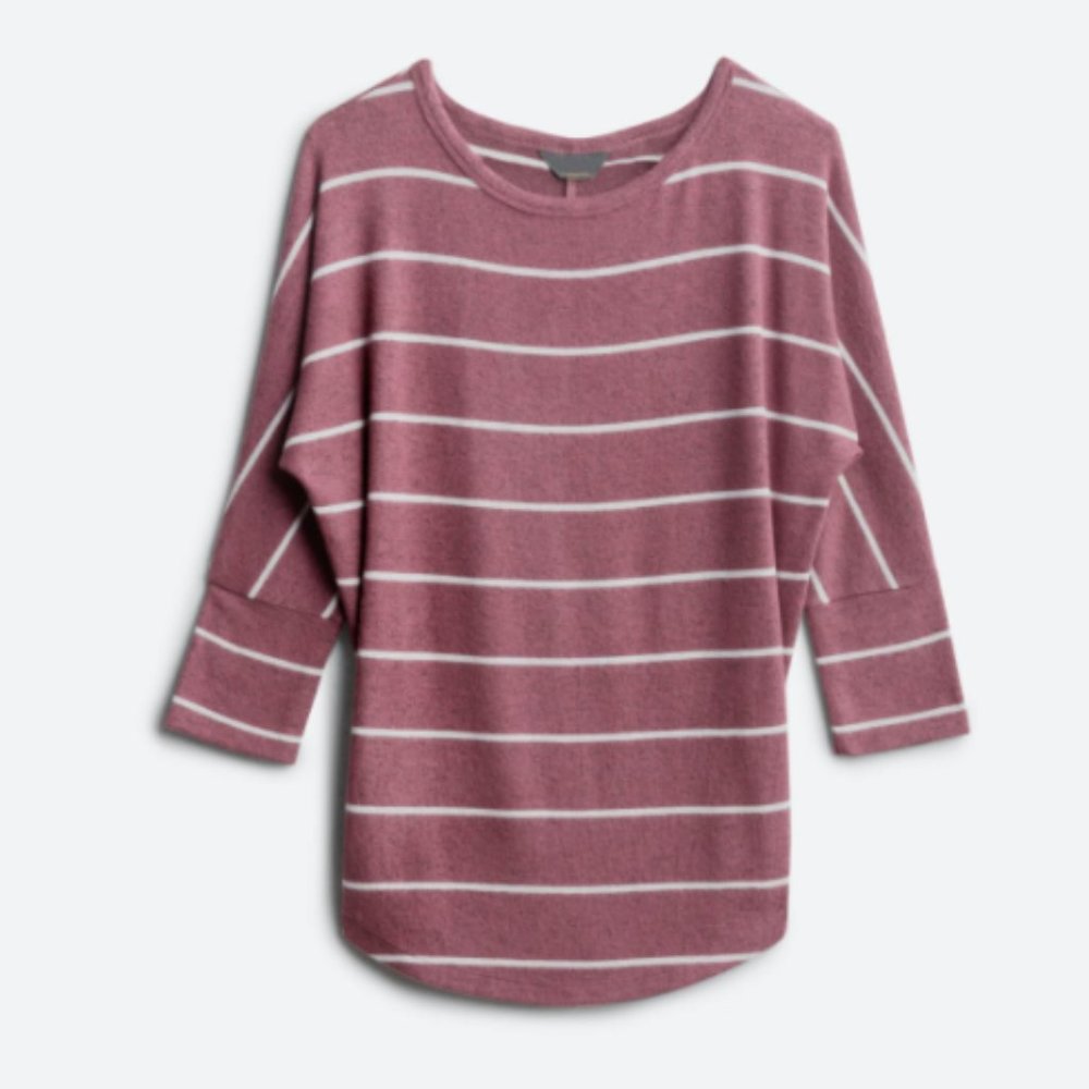 Stitch Fix Market & Spruce Purple Knit Top Large